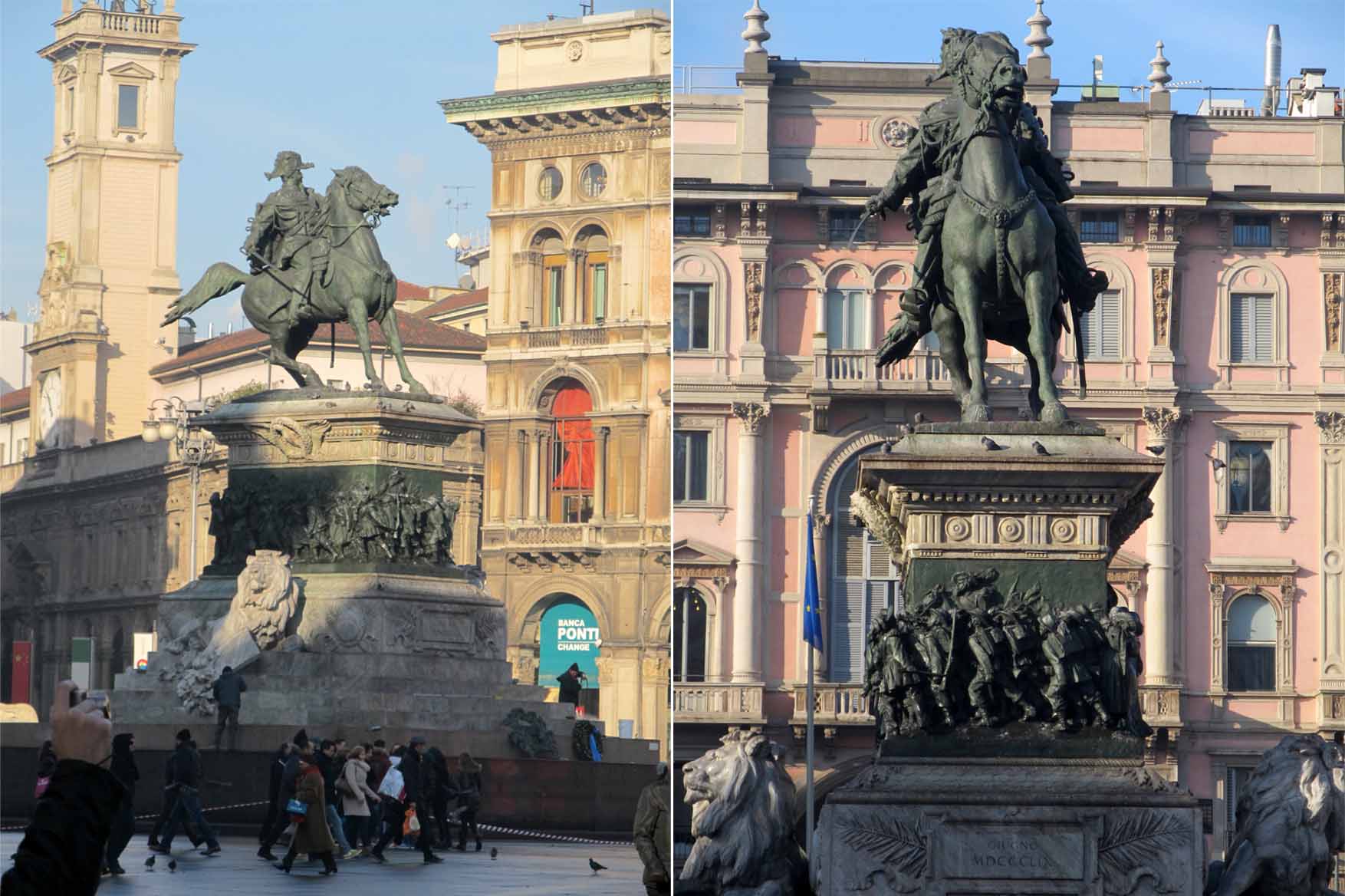 128 italija milano na trgu ispred duomo