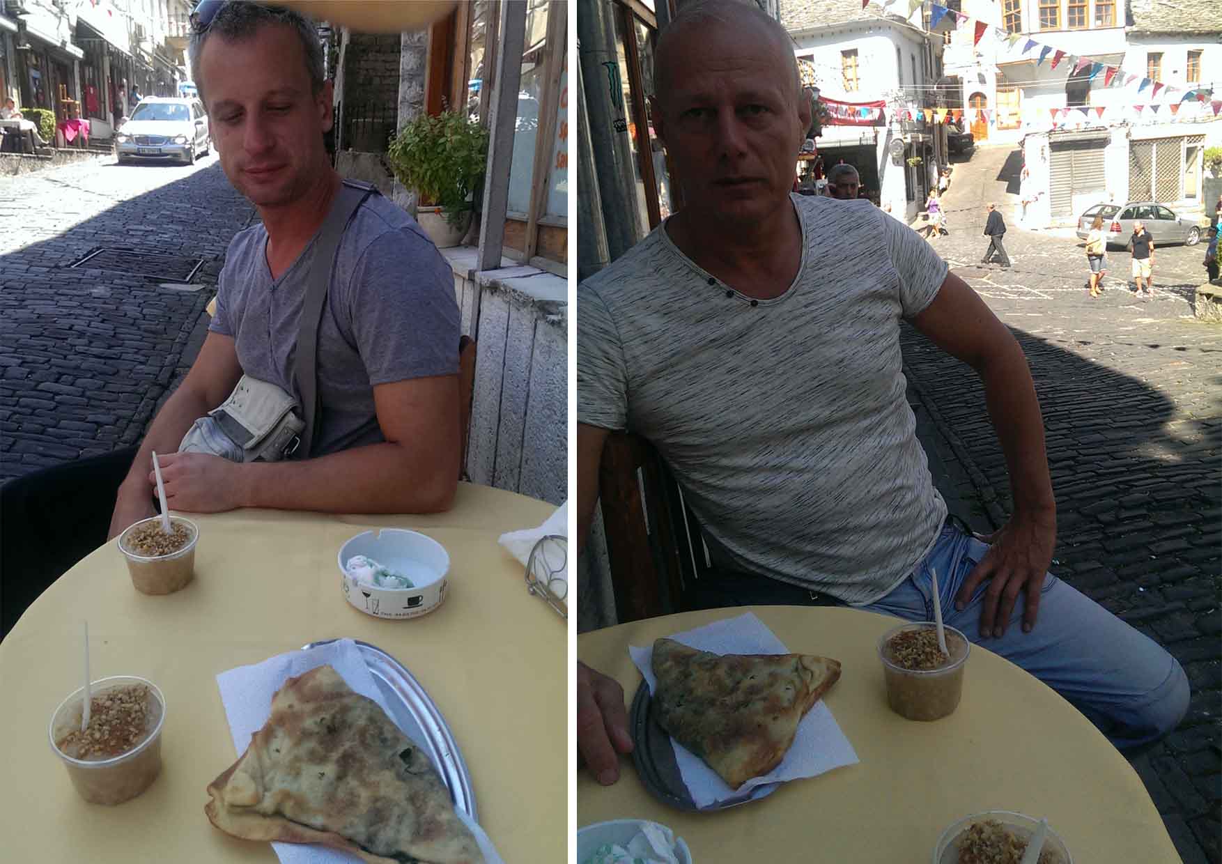 181 albanija gjirokastra dorucak dok ja radim