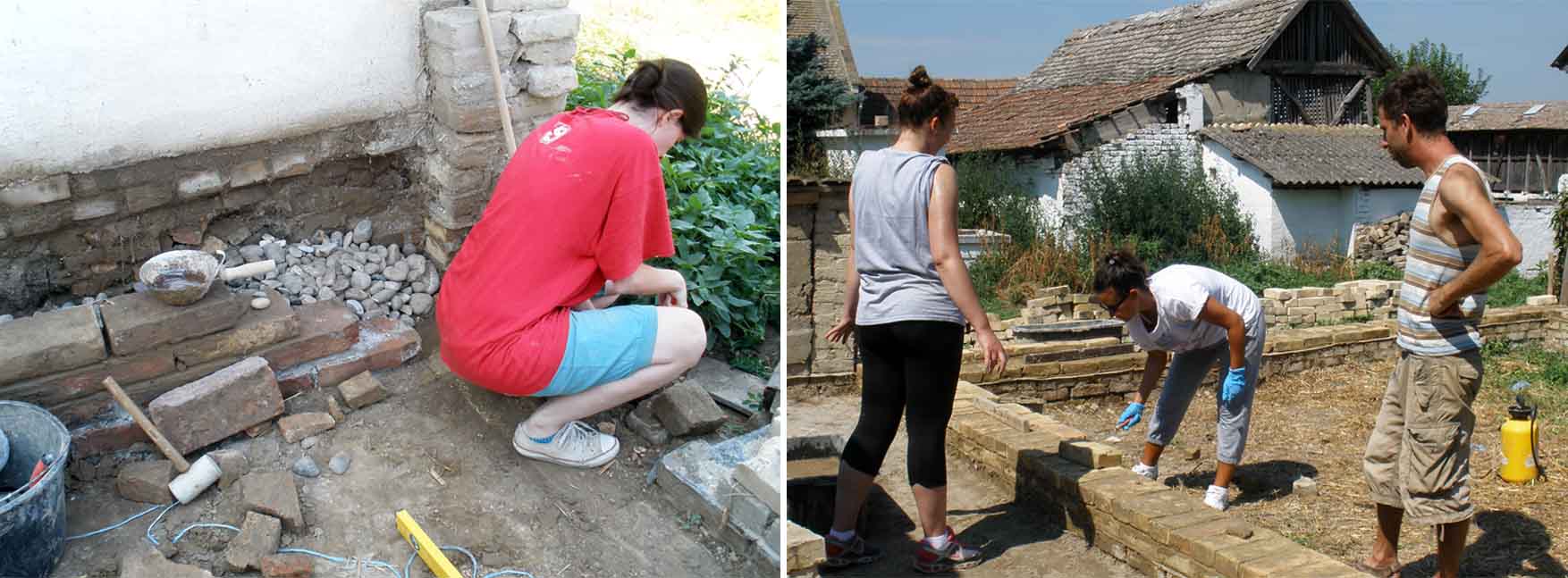 06 zidarska radionica Bojan i klupa i Vinko i sokla III dan