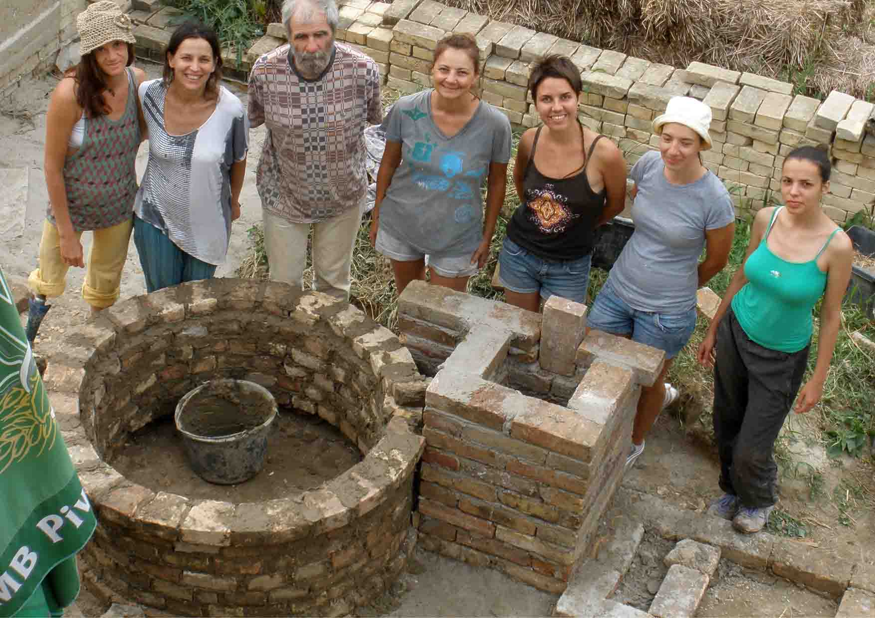 20 pećke Vass Zoltan žemska pećka radionica zidanje na kraju prvog dana