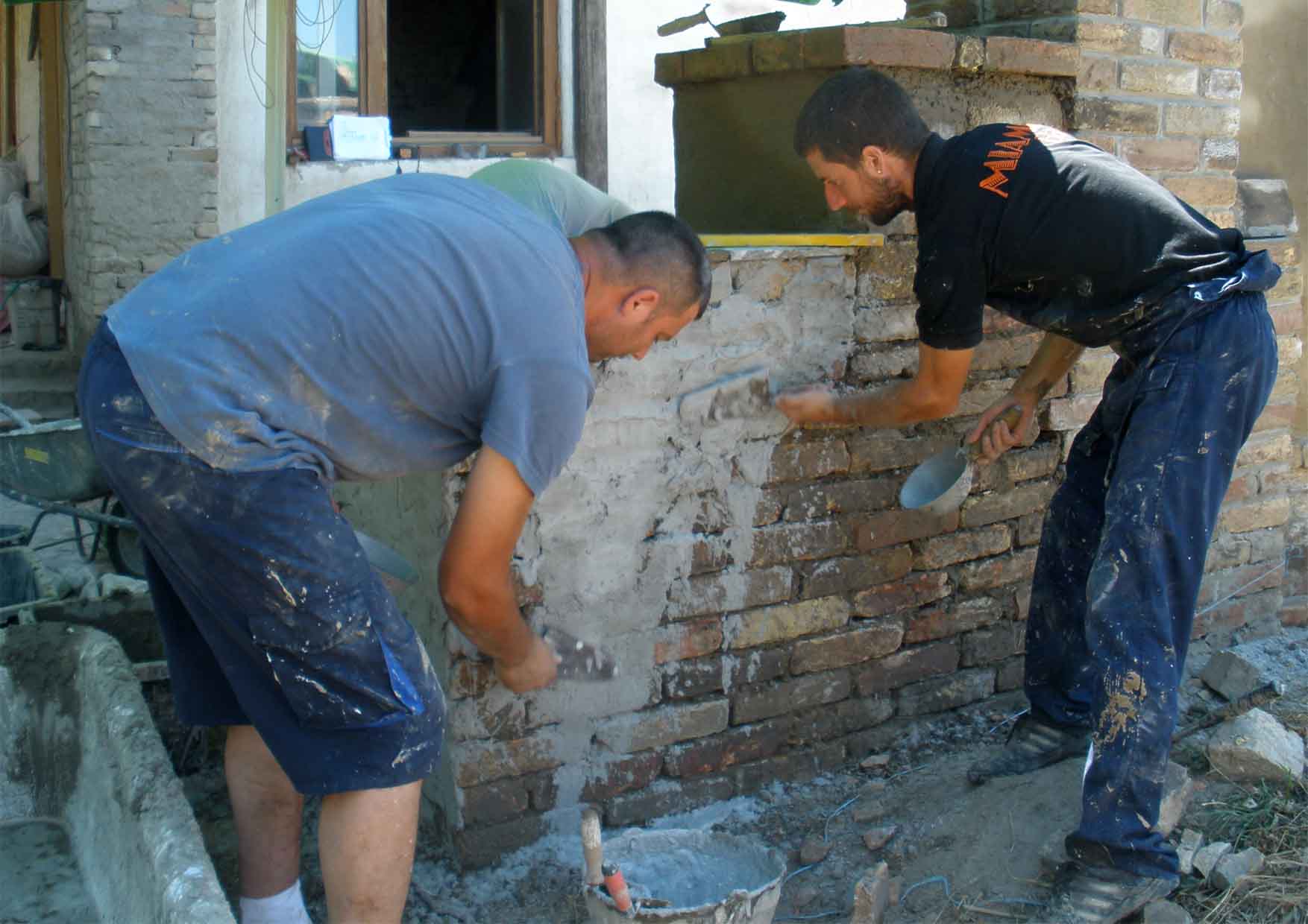 70 pećke Vass Zoltan pećka II radionica subota zidanje peci